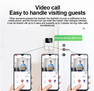 Campanello WiFi HD video with night viewing