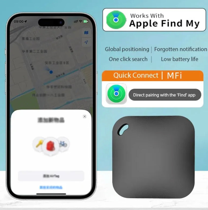 Tracker compatibile con Apple Find My ITag anti-smarrimento