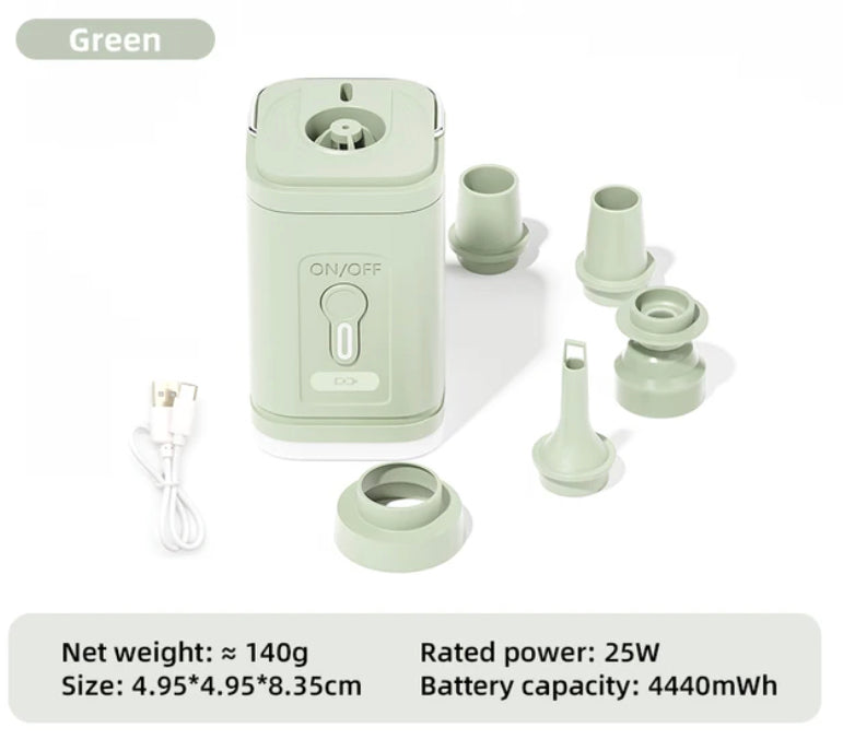 Wireless portable compressor with free cushion