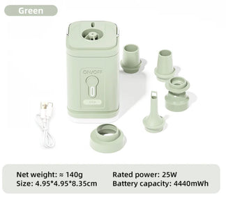 Wireless portable compressor with free cushion