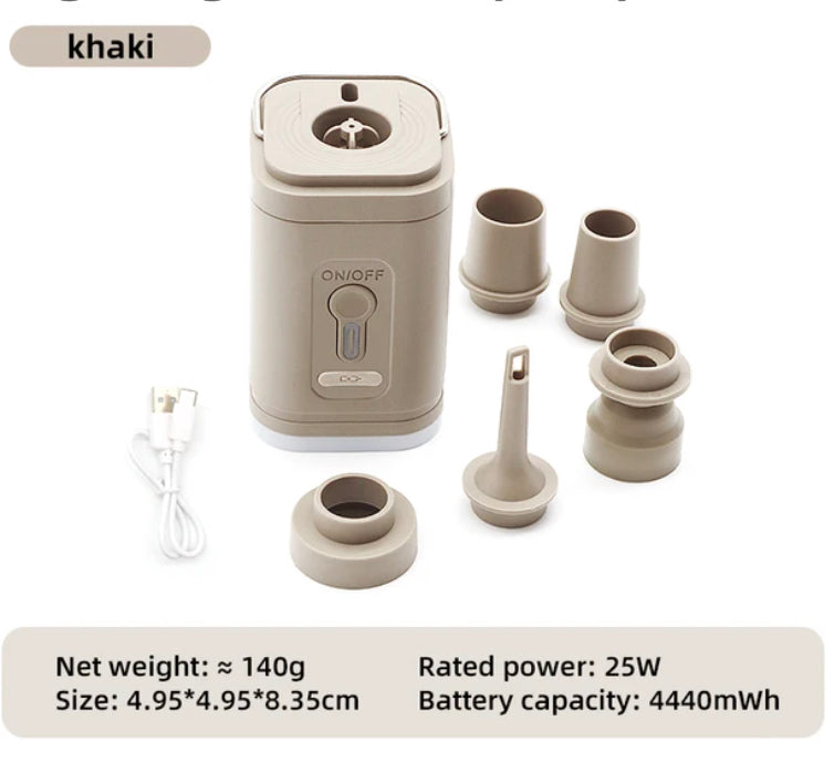 Wireless portable compressor with free cushion