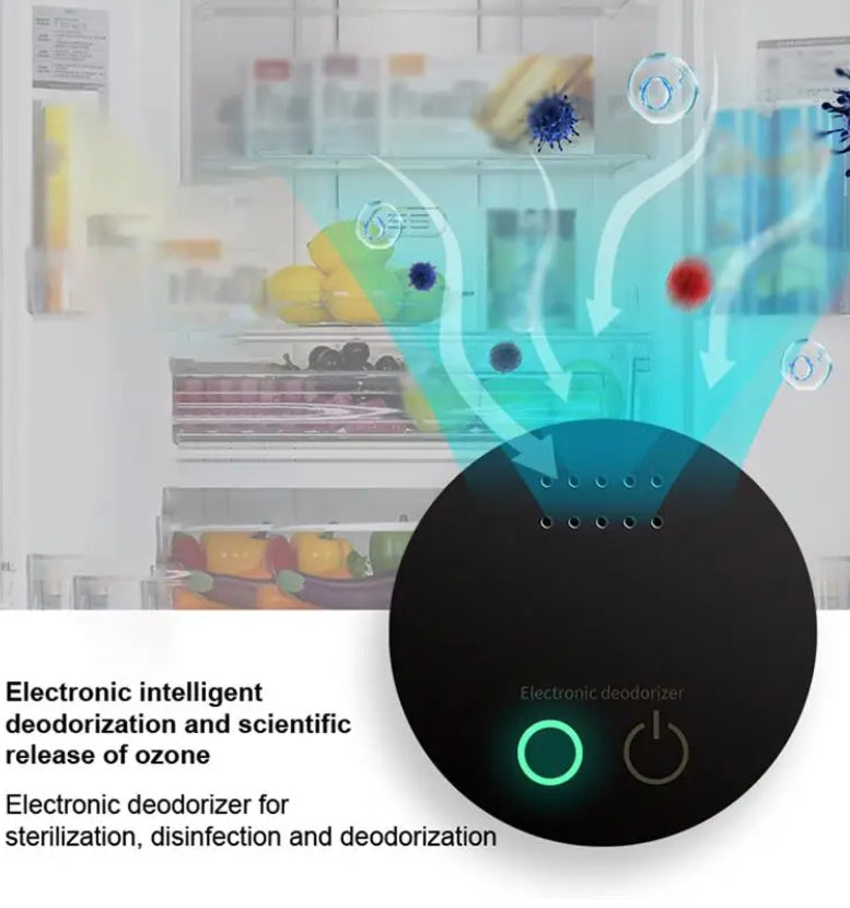 Purificatore d'aria elettronico portatile  per deodorizzazione e pulizia ambientale