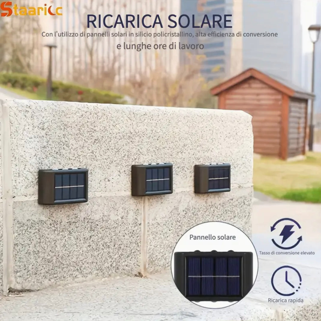 Lampada solare a LED per giardino