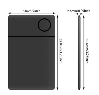 GPS card with perfect magnet for wallet
