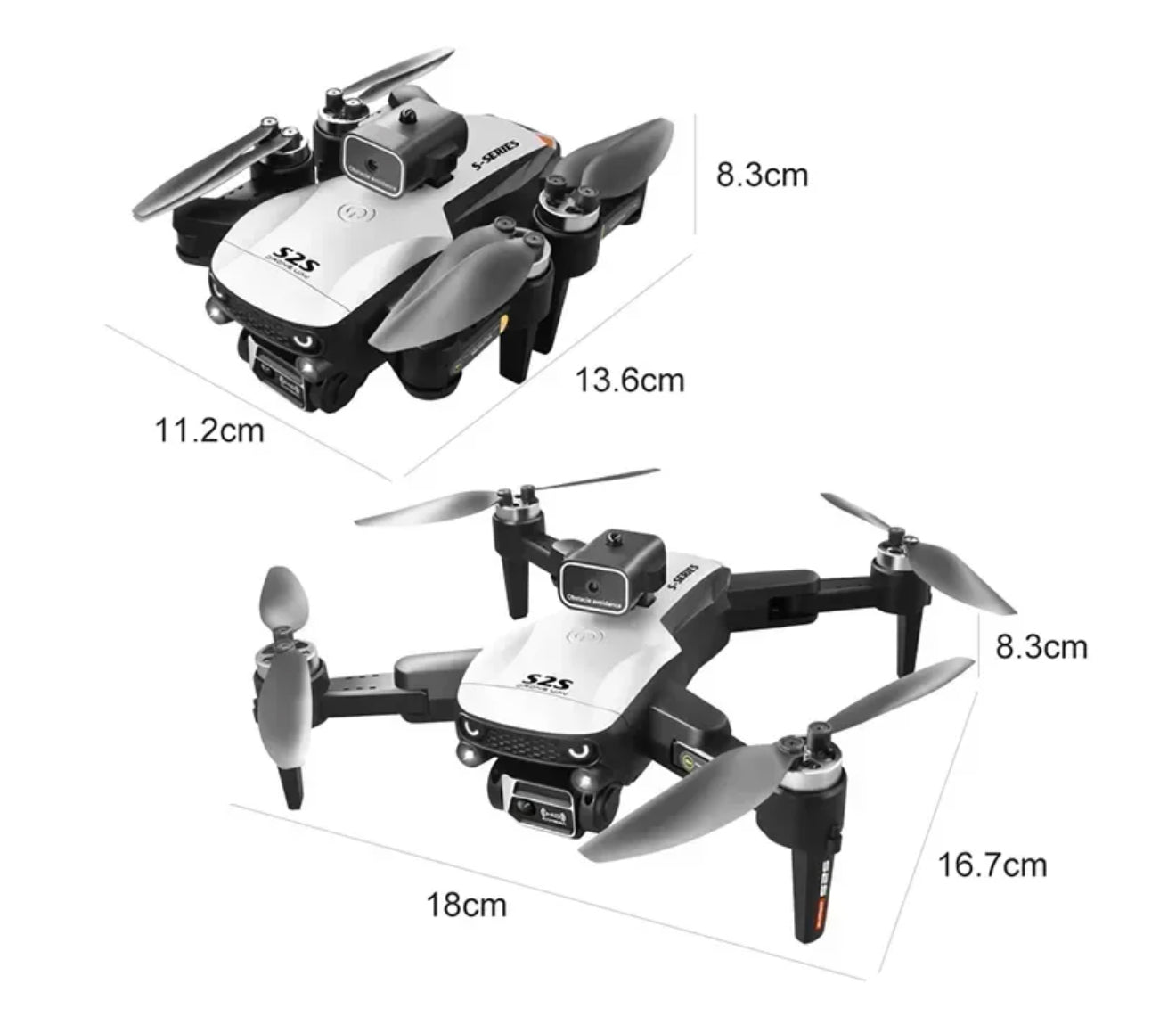 Drone 8k con 2 telecamera  e evitamento ostacoli