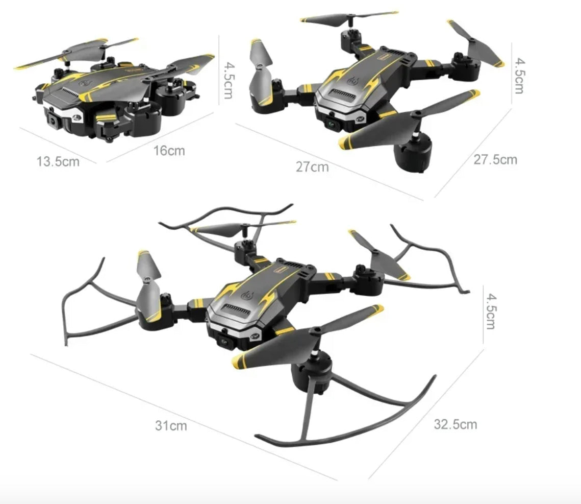 Drone 8K e 2 telecamere con protezioni eliche in omaggio!