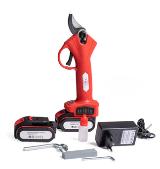 Electric scissors for pruning - 30mm battery cesoie with double rechargeable battery