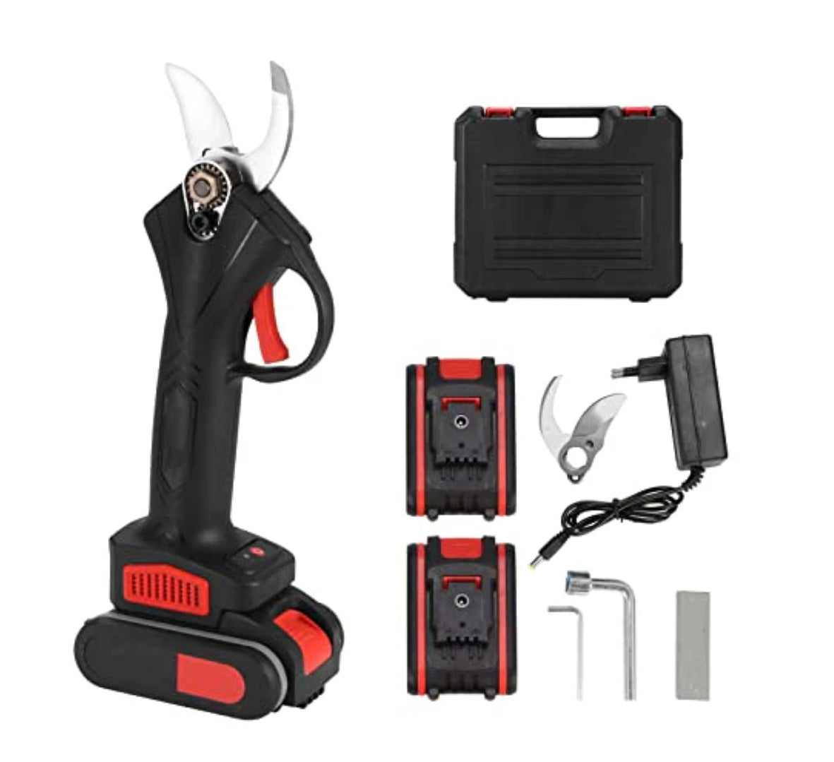 Electric scissors for pruning - 30mm battery cesoie with double rechargeable battery