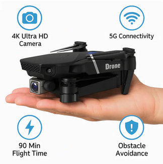 Drone AeroMax 5G con 4K Camera – Set Completo Pro