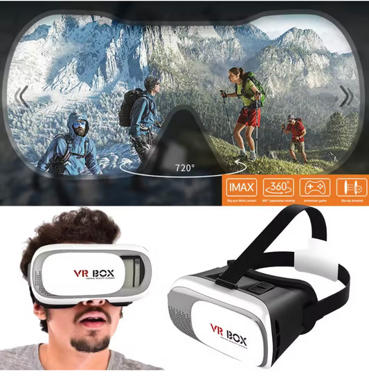 Vr-box Pro Con Telecomando Bluetooth Con Manuale E Vetro Protettivo