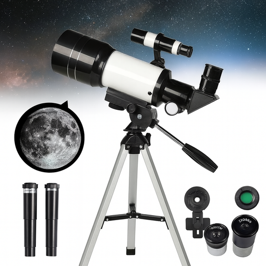<tc>SkyZoom™ | 15x-150x HD Reflector Telescope with Built-in Scope</tc>