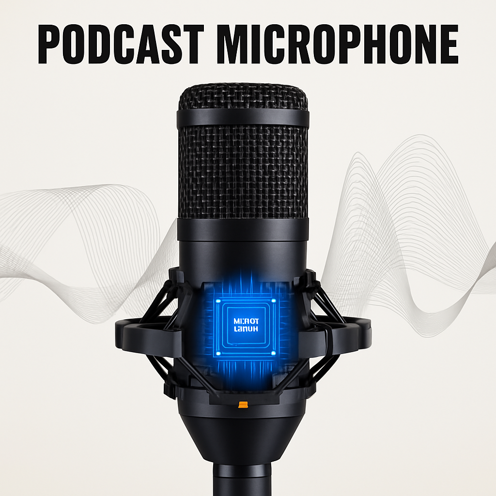 Attrezzatura Podcast Completa con Interfaccia Audio V8s e Microfono BM800
