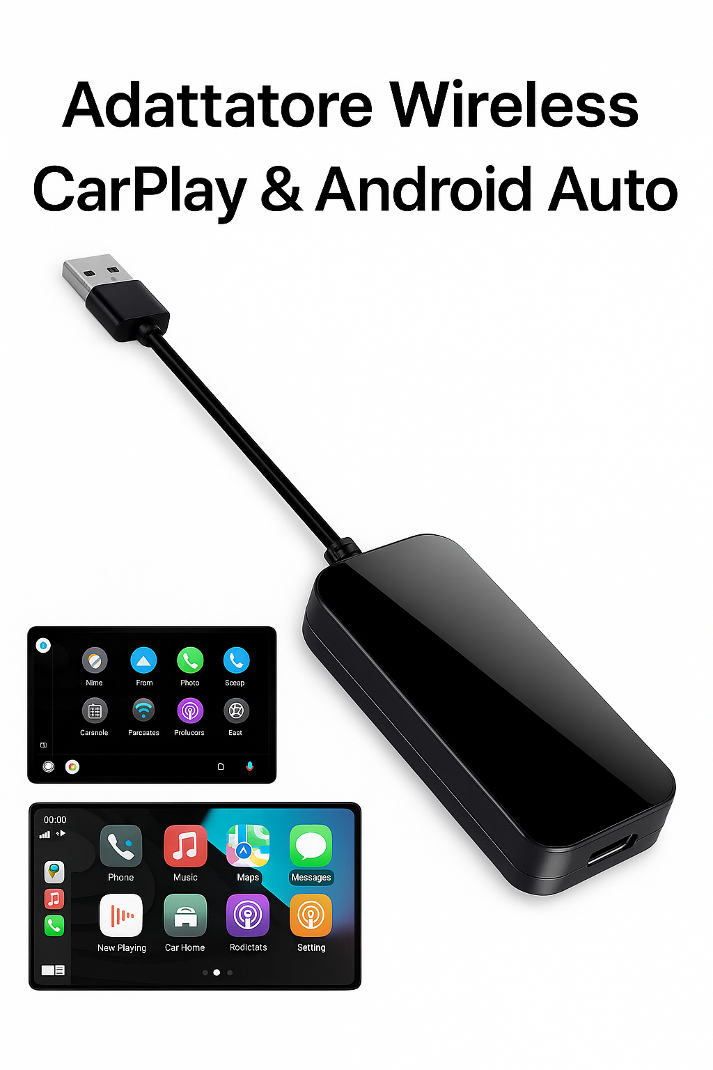 Adattatore CarPlay/Android per Auto