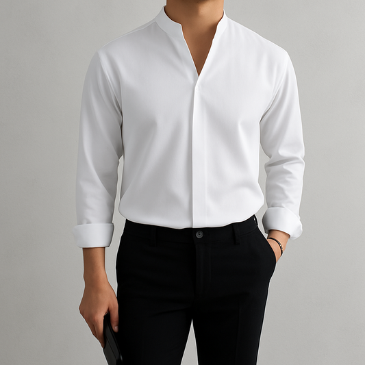 Camicia in Lino Uomo™ | Eleganza Casual e Comfort Garantito