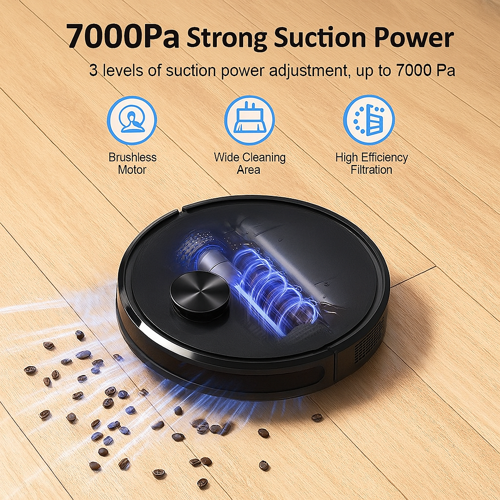 Robot aspira e lava pavimenti 2 in 1