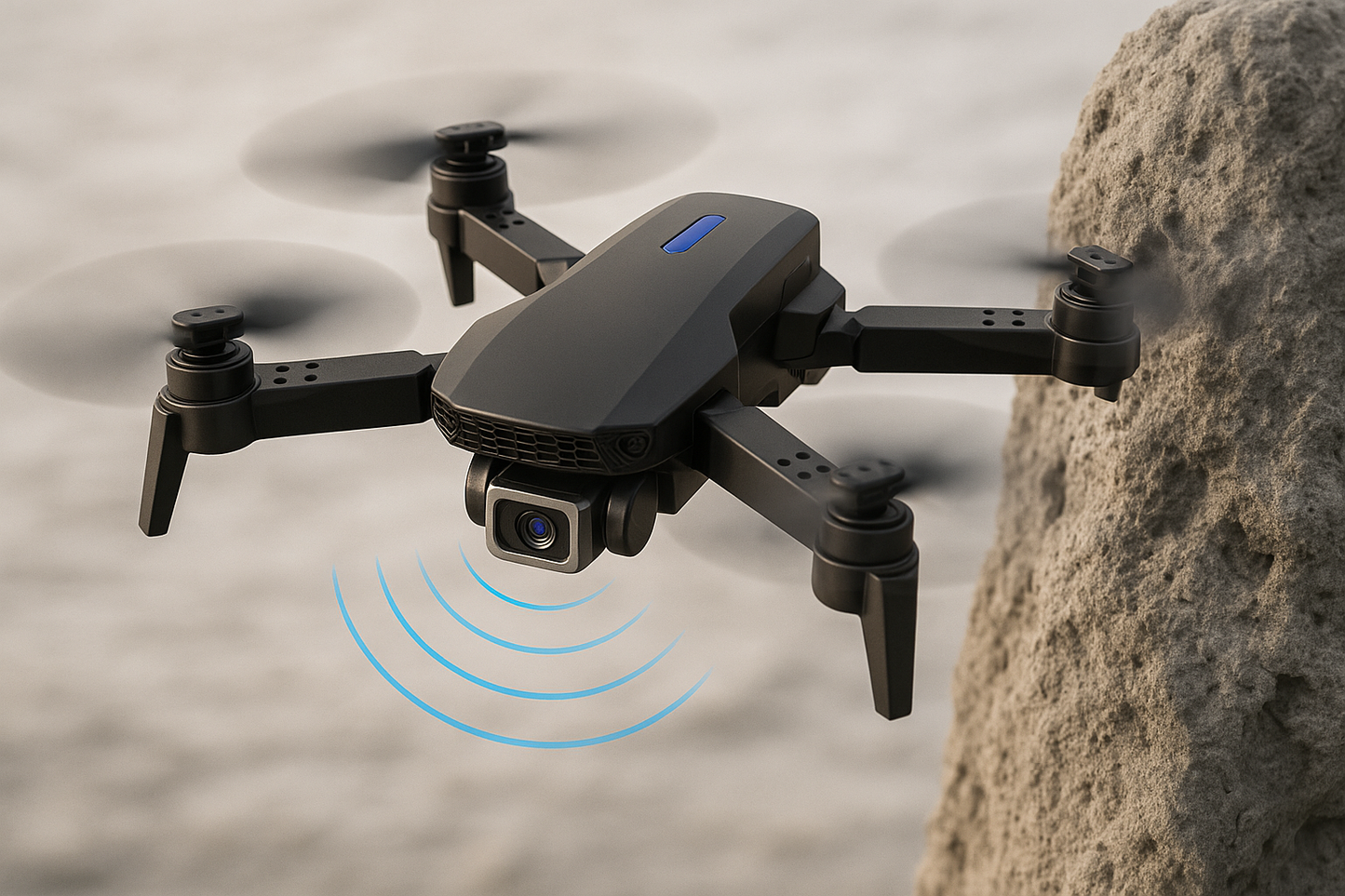 Drone 4K Tripla Camera™ | Riprese Panoramiche 360° e Design Pieghevole