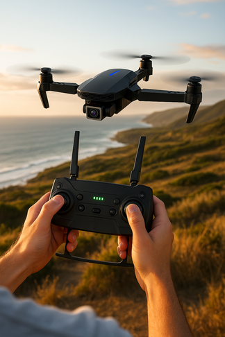 Drone 4K Tripla Camera™ | Riprese Panoramiche 360° e Design Pieghevole