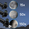 SkyZoom™ | Telescopio a Specchio 15x-150x HD con Cannocchiale Incluso MigliorPrezzi.com