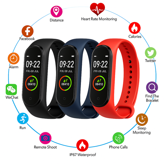 Smartwatch M4 Sport Blood Pressure Cardio