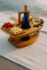 Tavolino da Picnic in Legno | Tavolo Portatile per Vino e Aperitivi