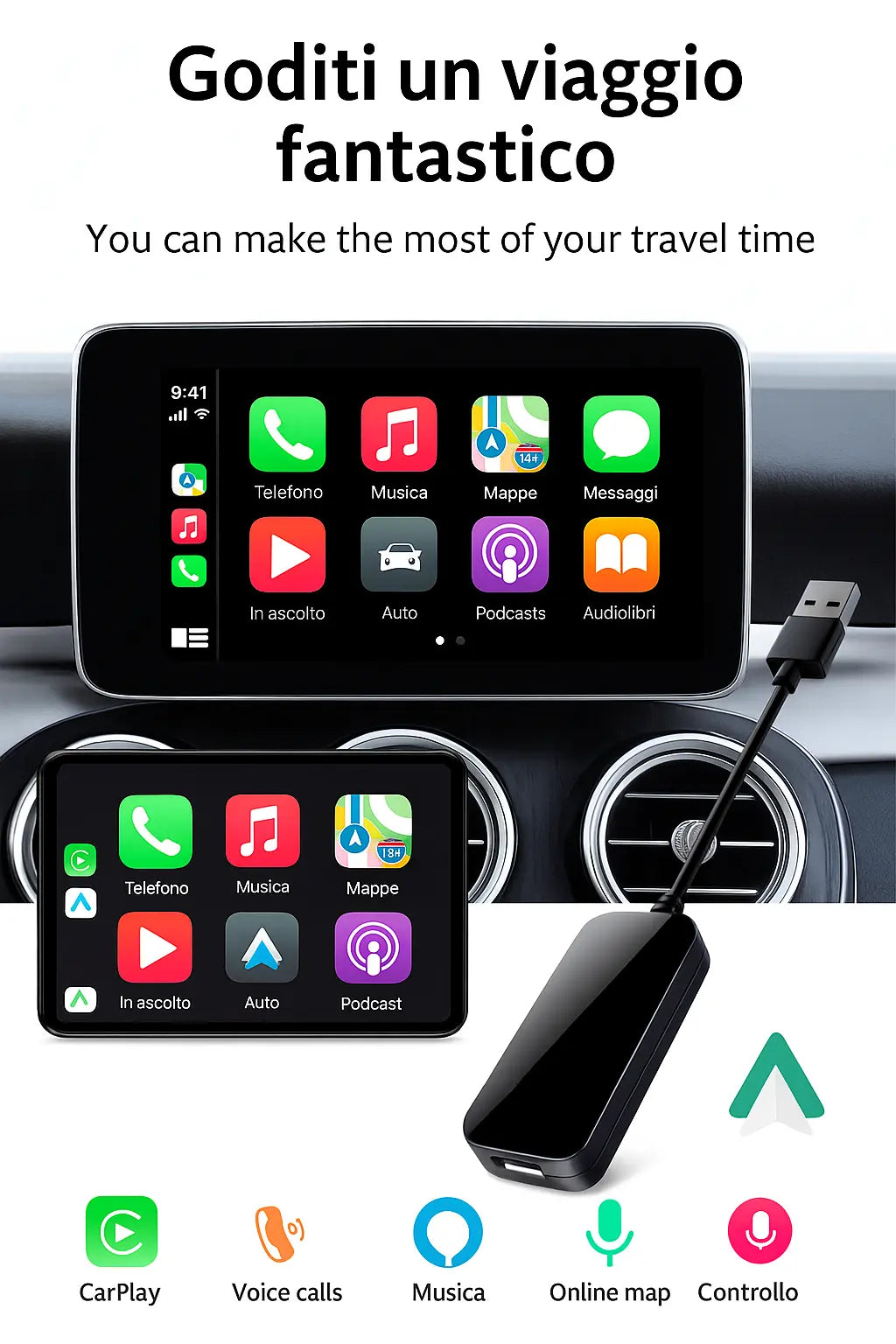 Adattatore CarPlay/Android per Auto MigliorPrezzi.com