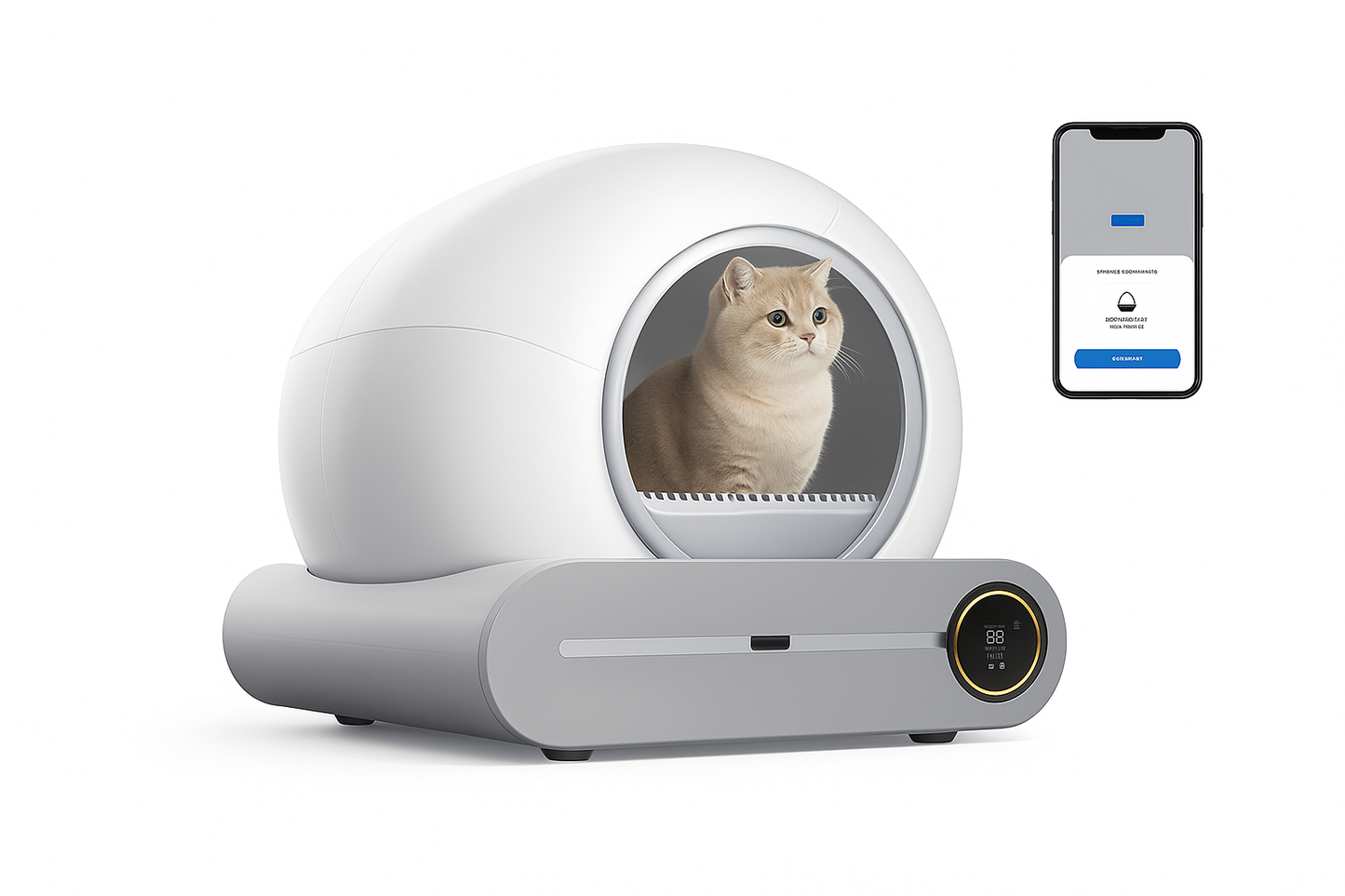 Intelligent automatic litter for Gatti ™ | Daily hygiene of the cat without stress