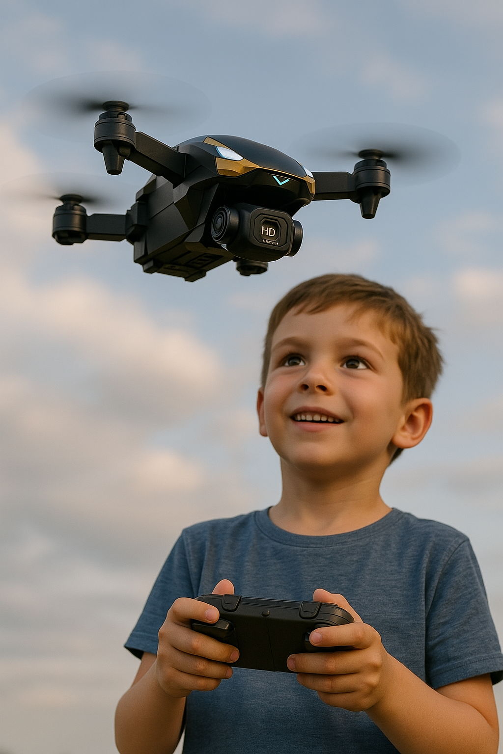 Drone GPS con doppia telecamera 8K
