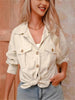 Giacca Casual Donna | Velluto a Coste con Bottoni Frontali e Fit Morbido