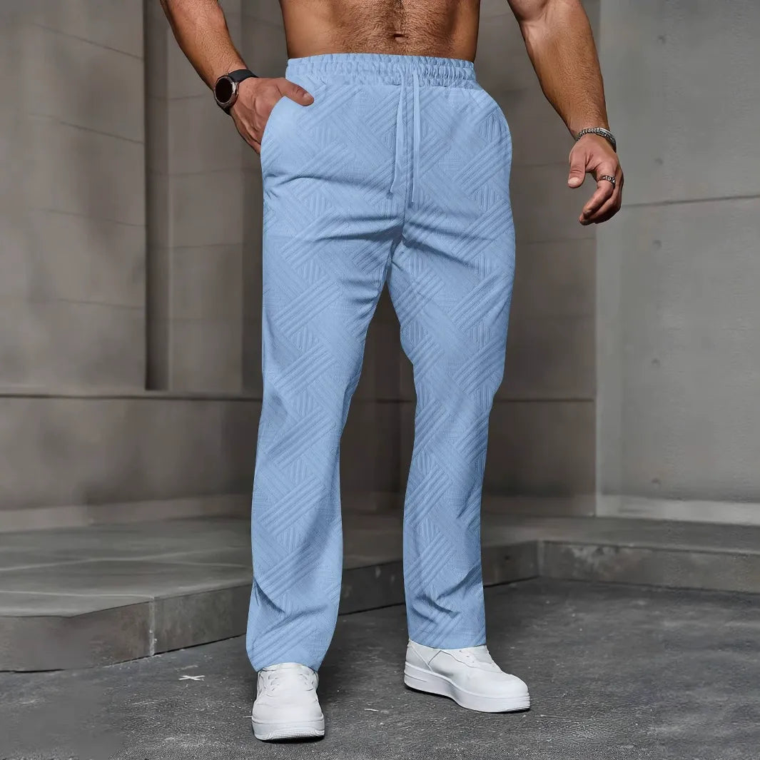 Pantaloni Tuta Uomo| Lavorazione in Maglia e Vestibilità Morbida