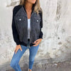 Giacca Jeans Donna | Casual Fit con Chiusura a Bottoni