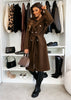 Cappotto Elegante Donna | Vestibilità Su Misura con Cintura e Stile Classico