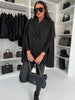 <tc>Women’s Cape Coat™ | Warm Wool with Button Front & Notched Lapel</tc>