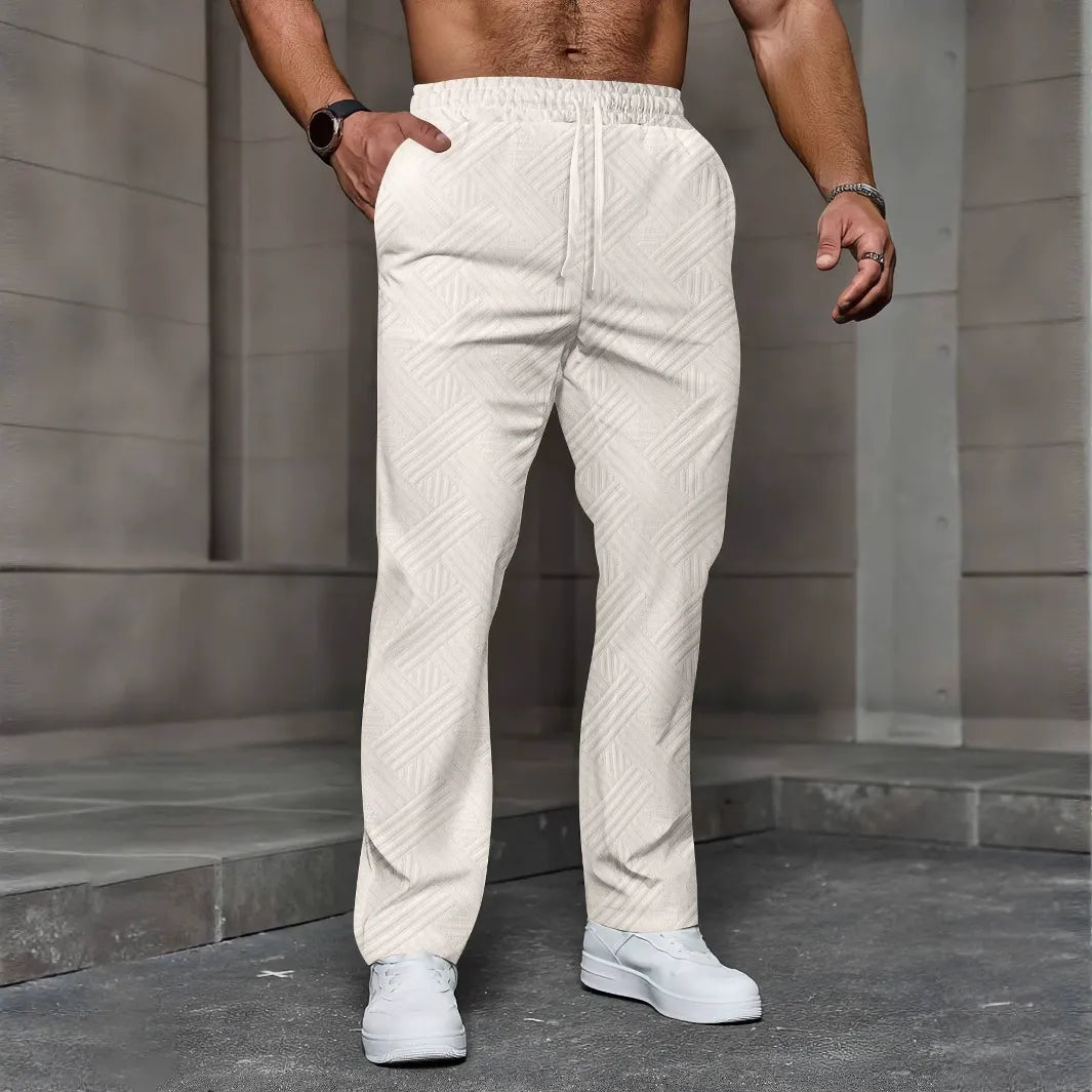 Pantaloni Tuta Uomo| Lavorazione in Maglia e Vestibilità Morbida