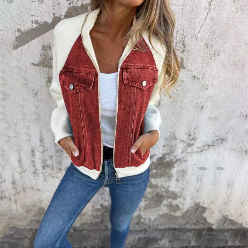 Giacca Jeans Donna | Casual Fit con Chiusura a Bottoni
