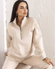 Completo in Tuta Donna | Felpa con Mezza Zip e Pantaloni in Pile Morbido