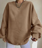Felpa Oversize Donna | con Stampa sulla Manica