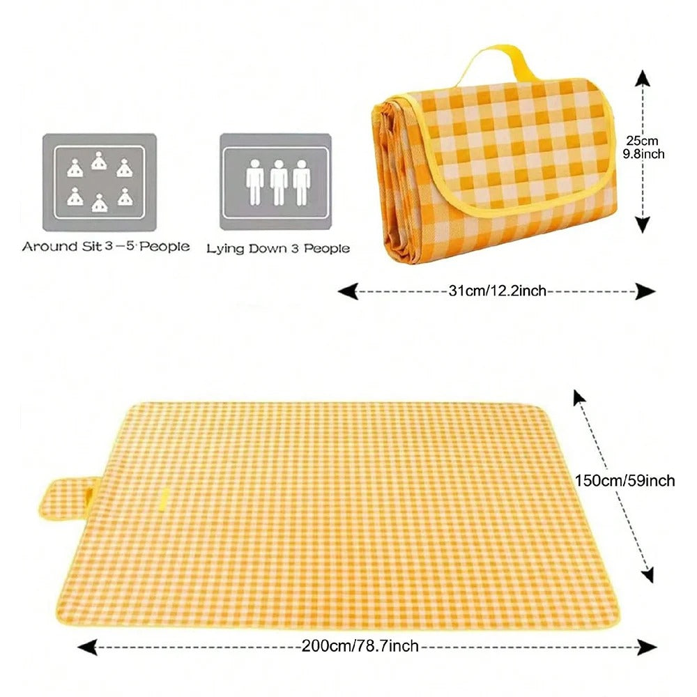 Telo Multiuso da Esterno™ | Coperta Impermeabile per Picnic, Spiaggia e Relax