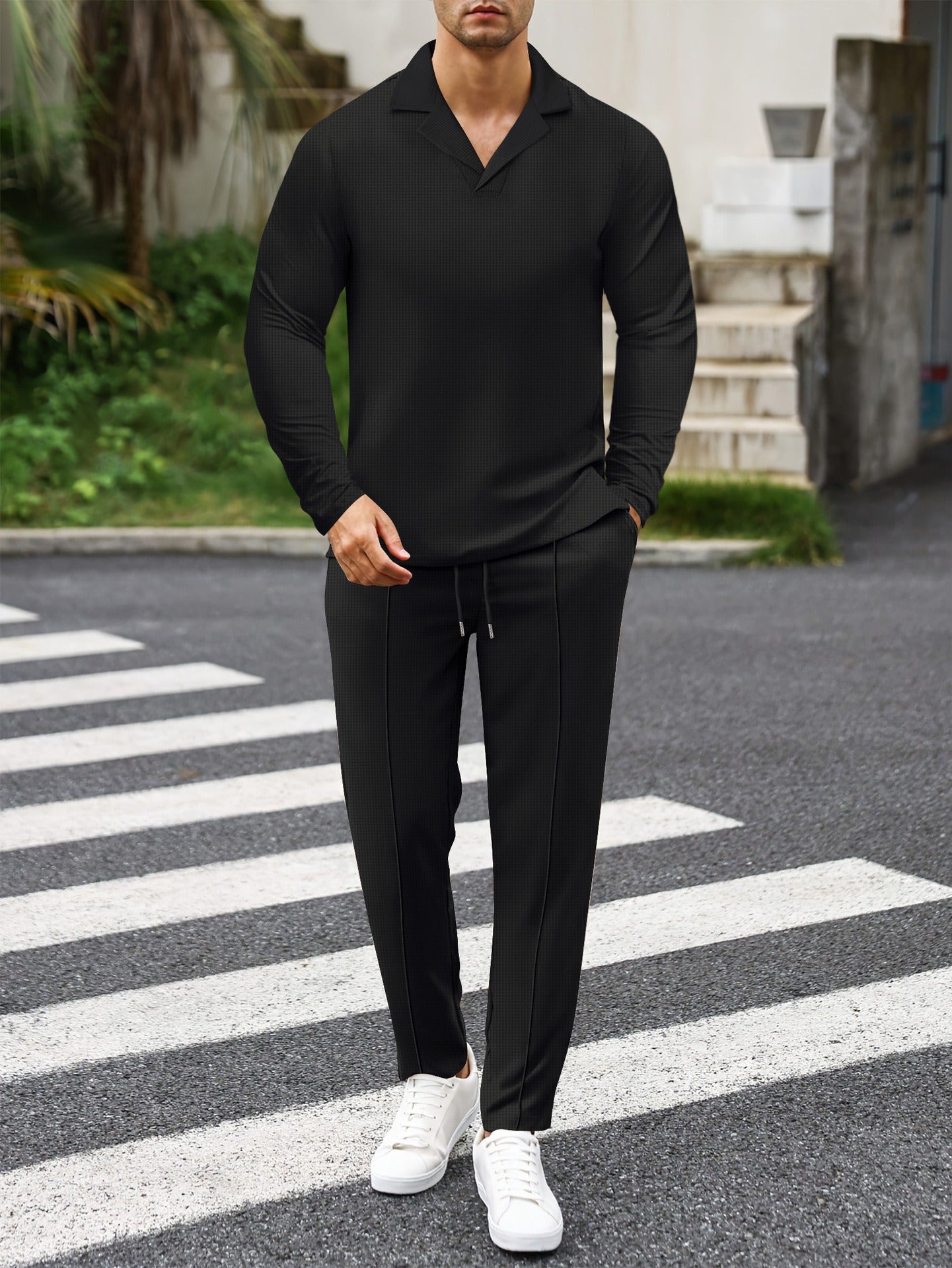 Set Uomo Elegante| Stile Slim e Dettagli Raffinati