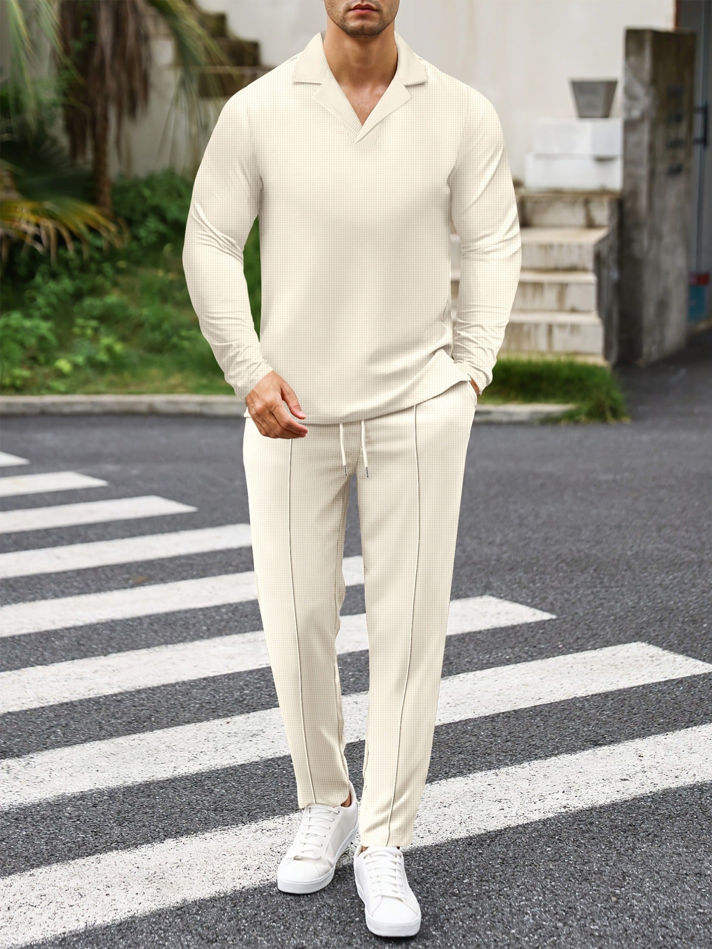 Set Uomo Elegante| Stile Slim e Dettagli Raffinati