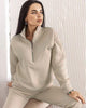 Completo in Tuta Donna | Felpa con Mezza Zip e Pantaloni in Pile Morbido