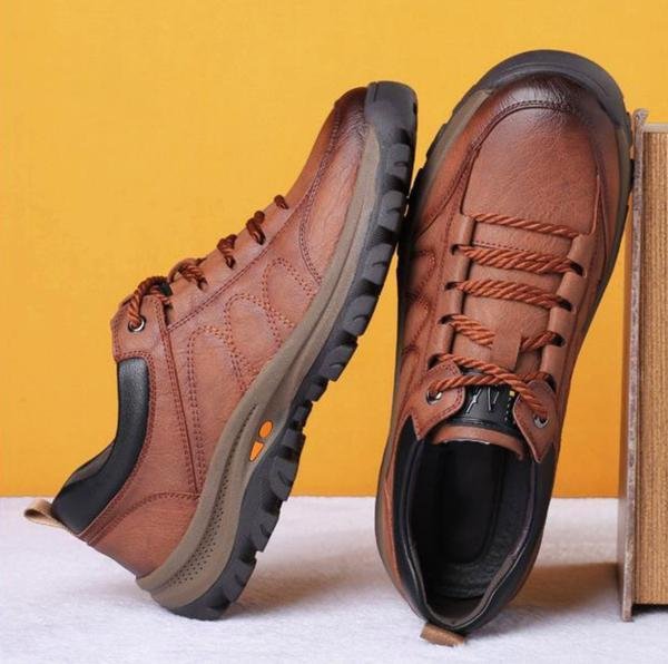 Scarpe Ortopediche in Pelle Uomo™ | Supporto Anatomico e Comfort Elegante