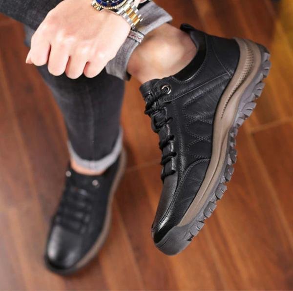 Scarpe Ortopediche in Pelle Uomo™ | Supporto Anatomico e Comfort Elegante