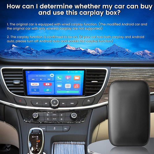 Carplay in the pits - Wireless adapter for Apple Carplay and Android Auto with video support, YouTube and Netflix