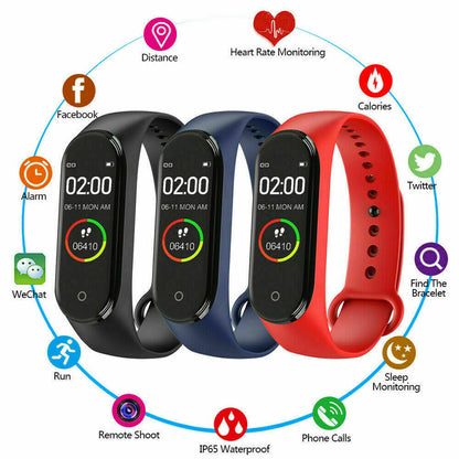 SmartWatch M4 Sport Pressione Sanguigna Cardio