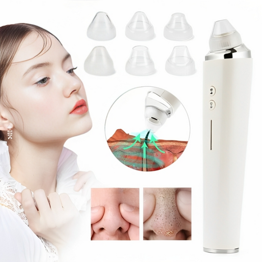 Aspiratore punti neri elettrico – pulizia profonda del viso con testine multiple