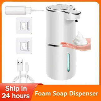 Dispenser di sapone automatico ricaricabile USB 4 modalità di erogazione
