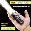 Torcia LED MINI super luminosa con ricarica USB Zoom e 3 modalità di luce MigliorPrezzi.com