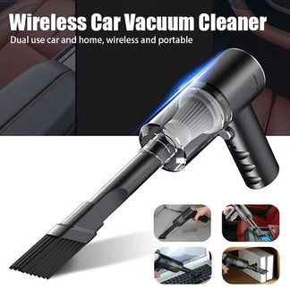 Wireless vacuum cleaner for portable car with strong aspiration and mini brush