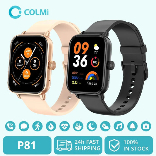 Smartwatch with voice calls, H24 health monitoring and sport mode