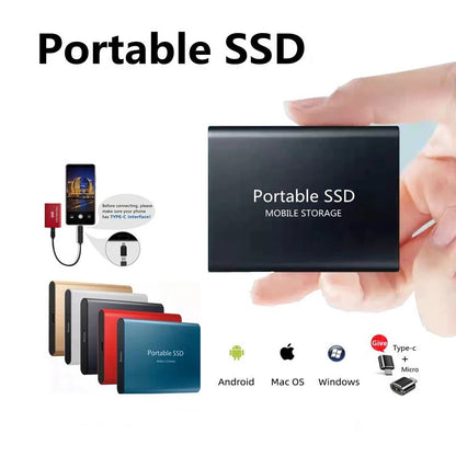 Portable SSD 1TB EXTERNAL FINAL FINAL DISC at high speed, mobile and solid for PC